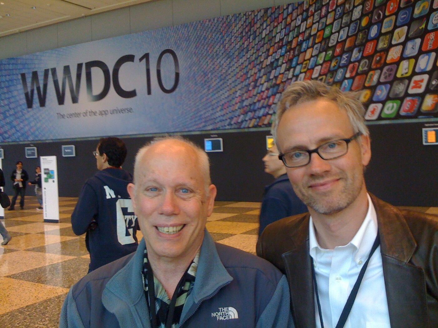 Joachim Bondo with Bill Atkinson at WWDC 2010